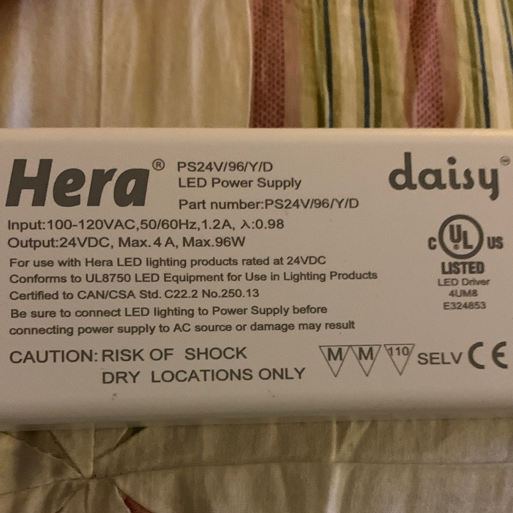 Hera Daisy LED Power Supply (New In Box)